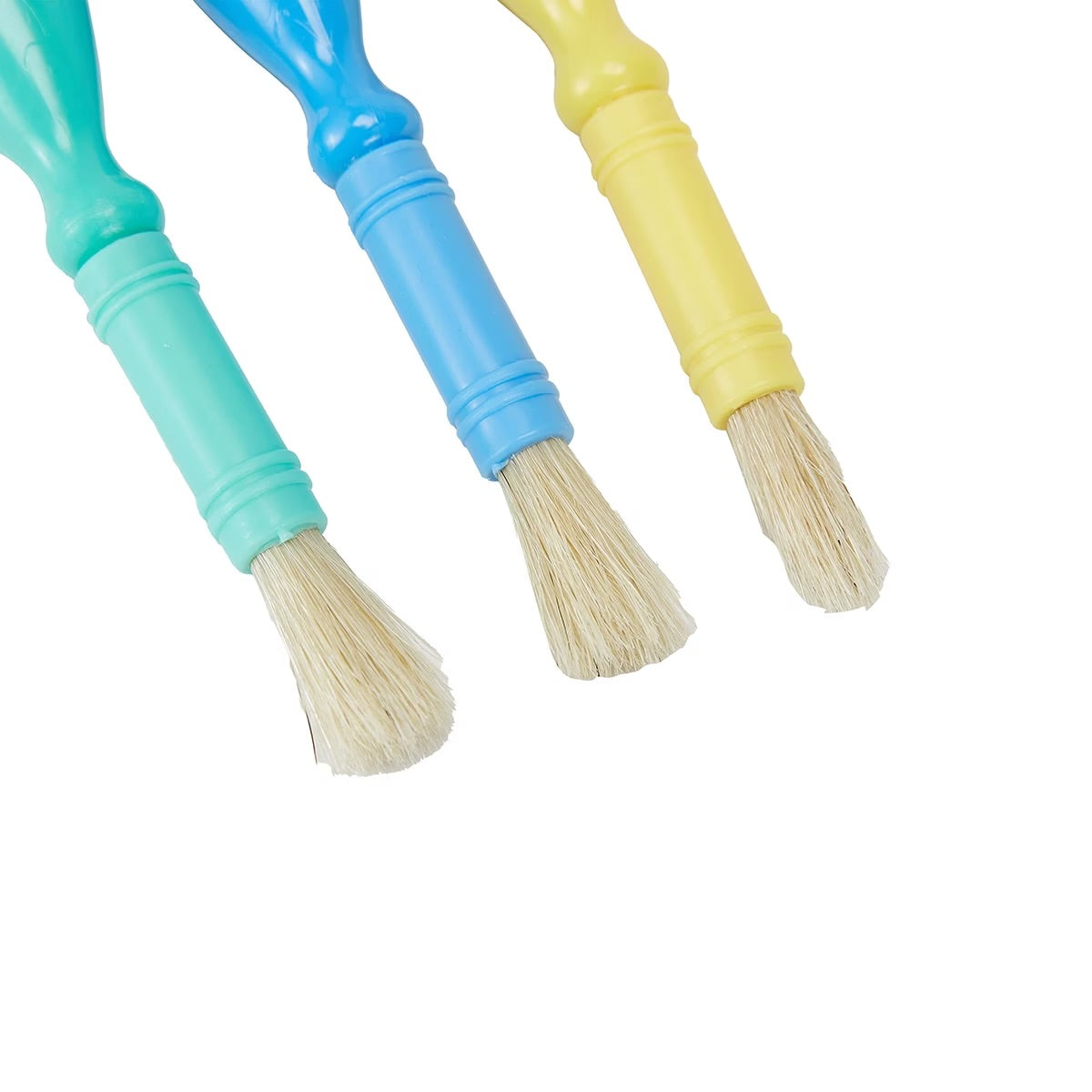 Anko Junior Artist Chubby Paint Brushes – 3 Pack Easy Grip Kids Art Brushes