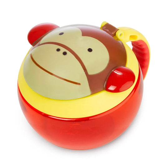 Skip Hop Zoo Monkey No-Spill Snack Cup – 222ml Toddler Snack Container