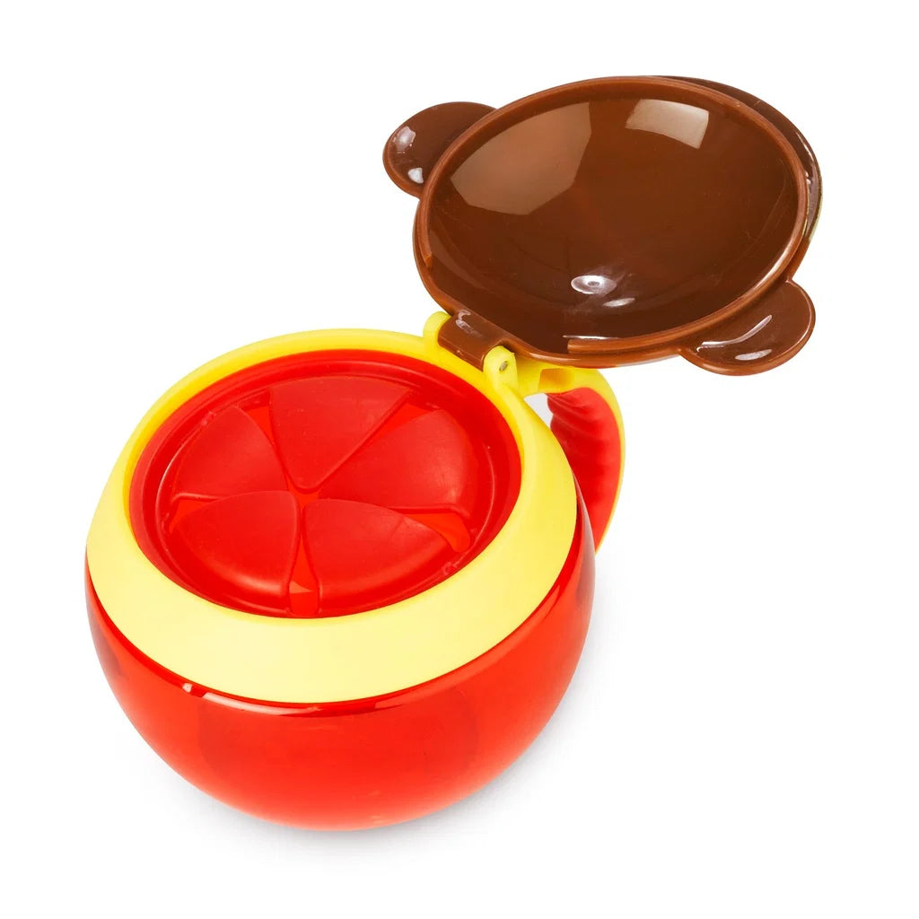 Skip Hop Zoo Monkey No-Spill Snack Cup – 222ml Toddler Snack Container
