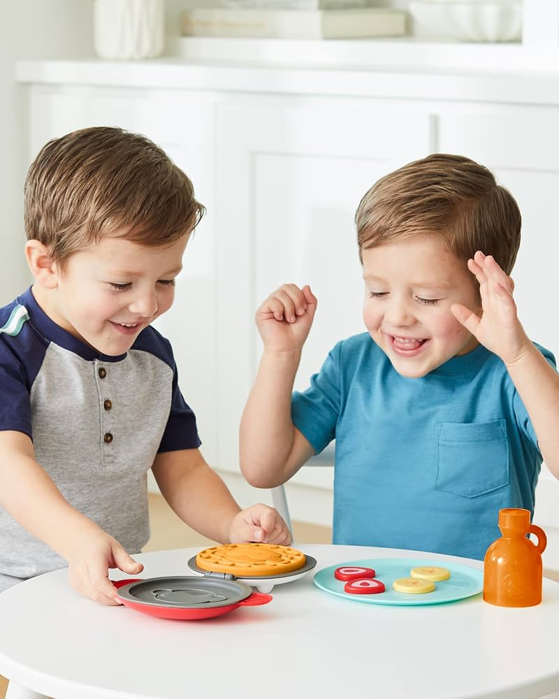 Skip Hop Zoo Waffle-y Fun Set – 8-Piece Pretend Play Waffle Toy for Kids 2+
