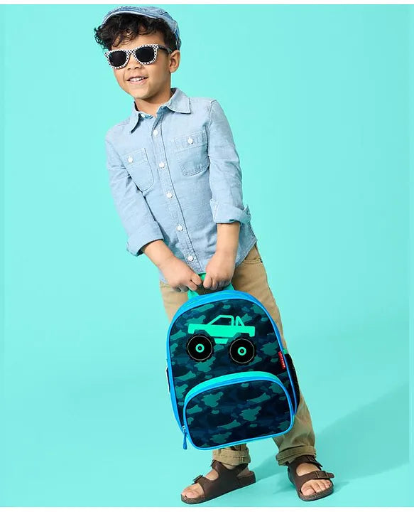 Skip Hop Monster Truck Kids Backpack – 12-Inch Preschool Backpack
