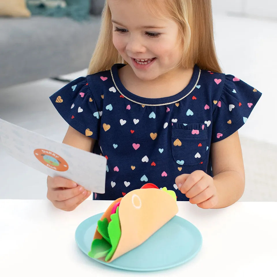 Skip Hop Zoo Little Chef Meal Kit – 26-Piece Pretend Play Food Set for Kids 3+