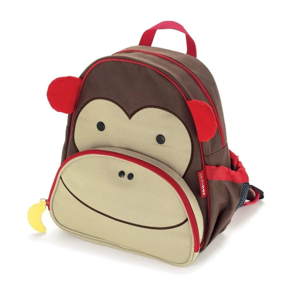 Skip Hop Zoo Monkey Kids Backpack – 12-Inch Preschool Backpack