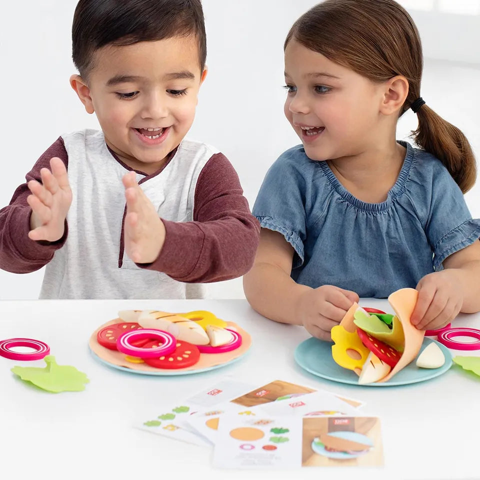 Skip Hop Zoo Little Chef Meal Kit – 26-Piece Pretend Play Food Set for Kids 3+