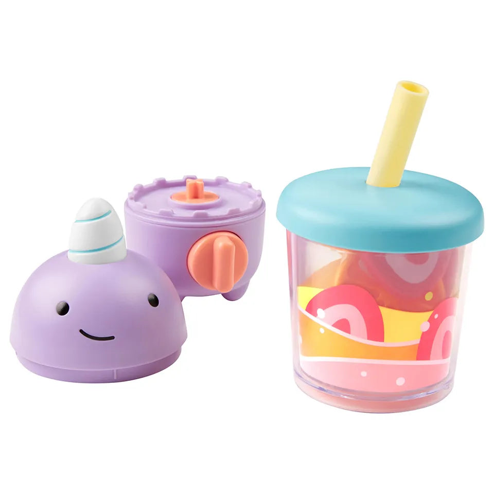 Skip Hop Zoo Shake It Up Smoothie Set – 9-Piece Pretend Play Blender Toy for Kids 2+