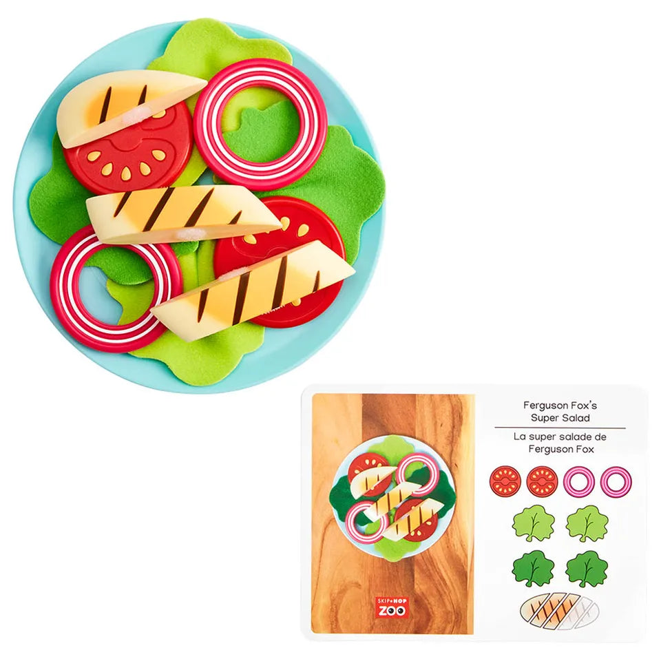 Skip Hop Zoo Little Chef Meal Kit – 26-Piece Pretend Play Food Set for Kids 3+