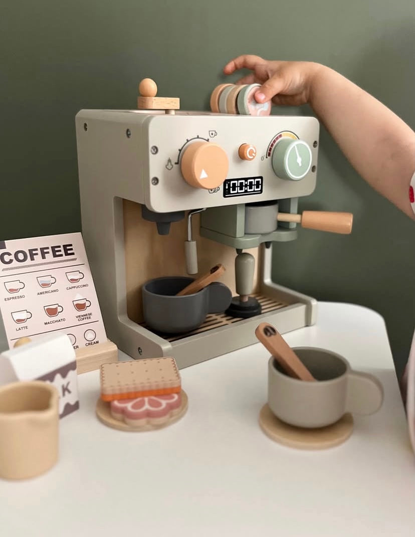 Wooden Coffee Machine