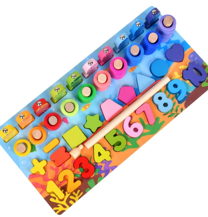 Wooden Learning Montessori Board – Educational Learning Toy for Kids 3+