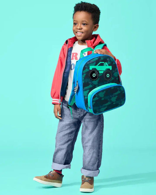 Skip Hop Monster Truck Kids Backpack – 12-Inch Preschool Backpack