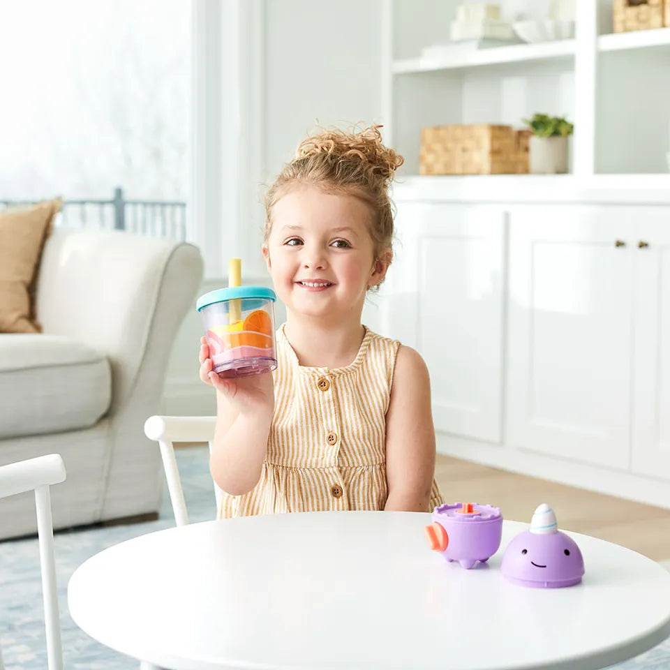 Skip Hop Zoo Shake It Up Smoothie Set – 9-Piece Pretend Play Blender Toy for Kids 2+