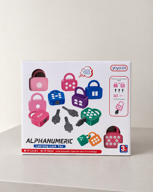 Alphanumeric Learning Lock & Key Matching Toy