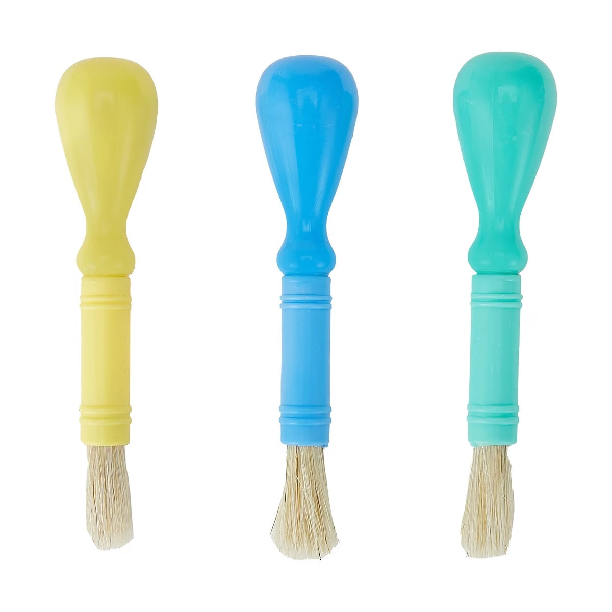 Anko Junior Artist Chubby Paint Brushes – 3 Pack Easy Grip Kids Art Brushes