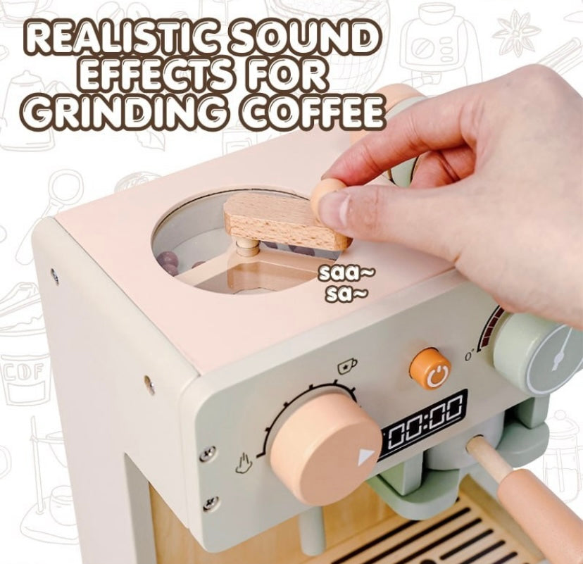 Wooden Coffee Machine