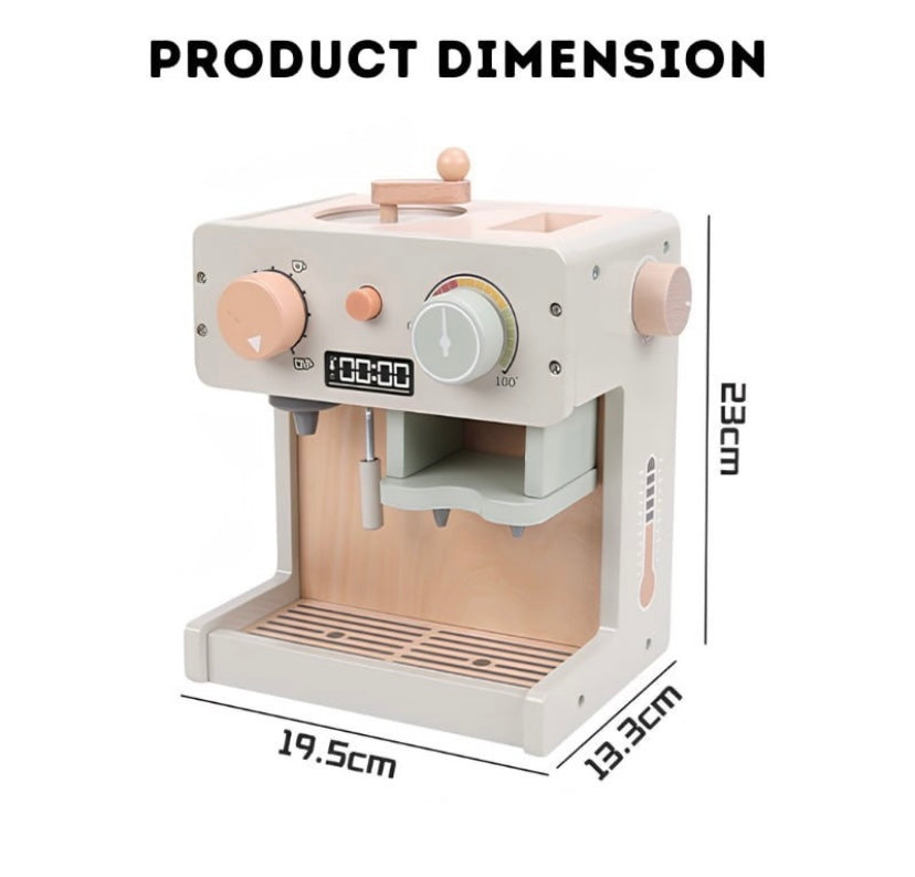 Wooden Coffee Machine