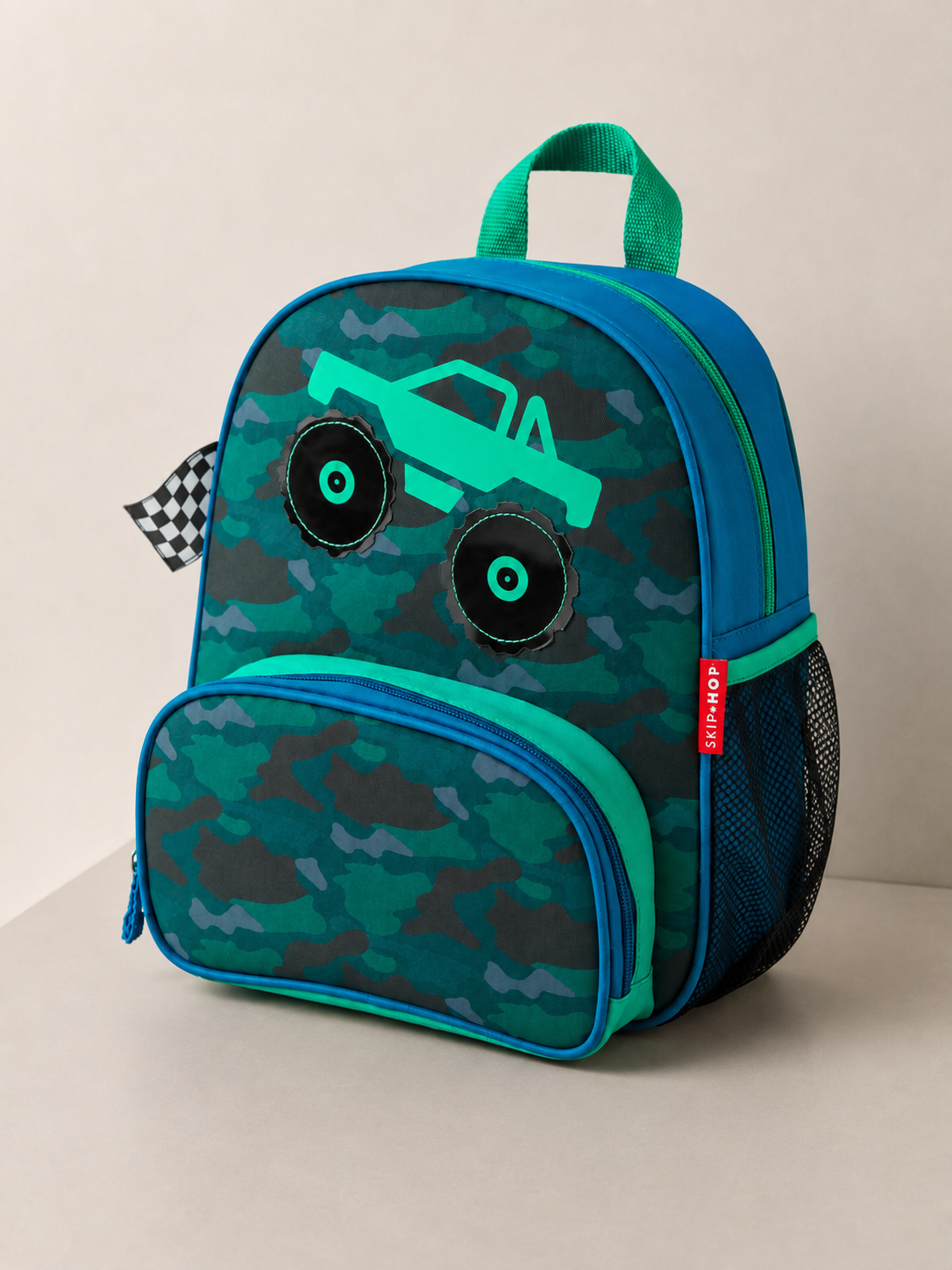 Skip Hop Monster Truck Kids Backpack – 12-Inch Preschool Backpack