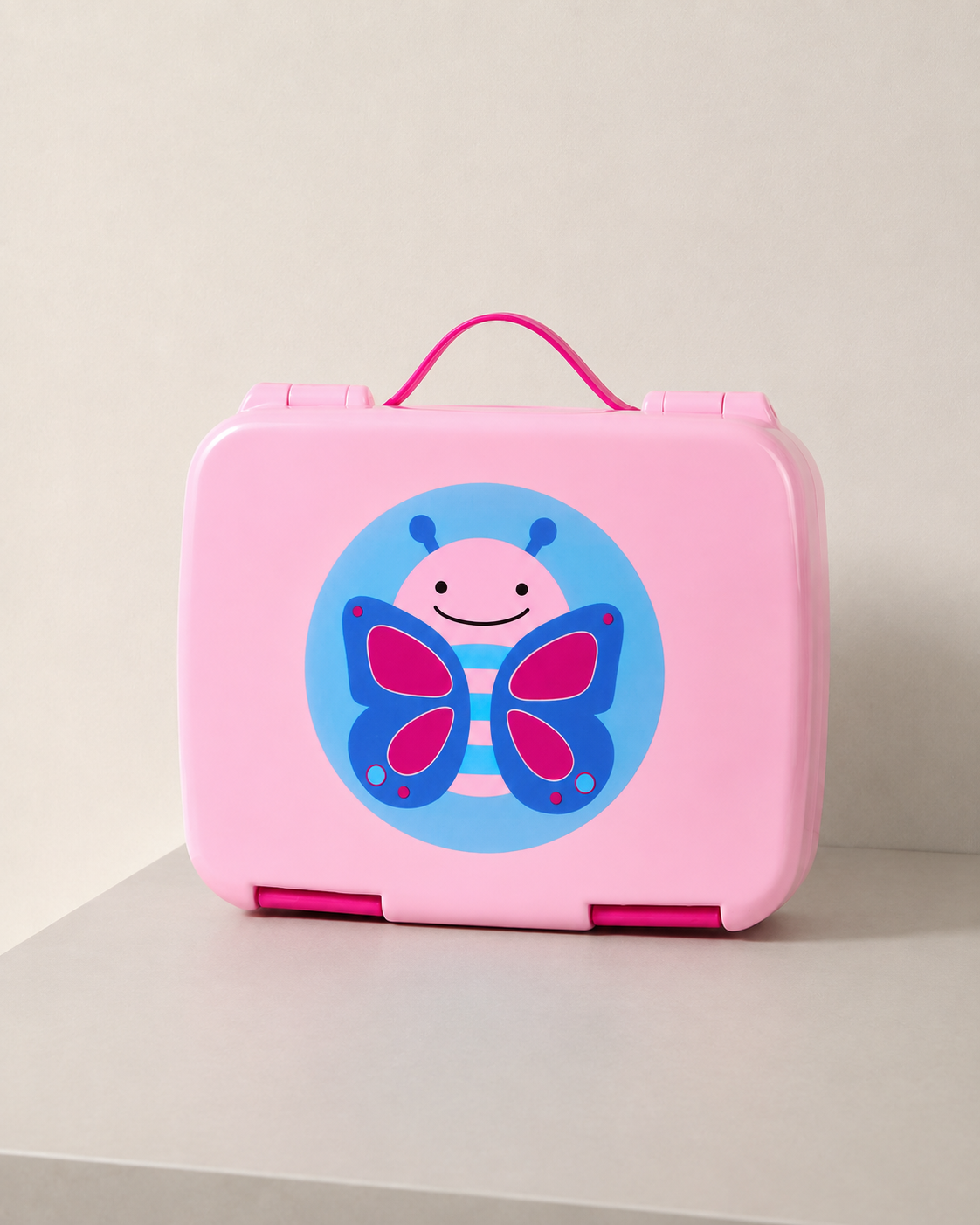 Skip Hop Zoo Butterfly Bento Lunch Box – 4 Compartment Kids School Lunch Box 700ml