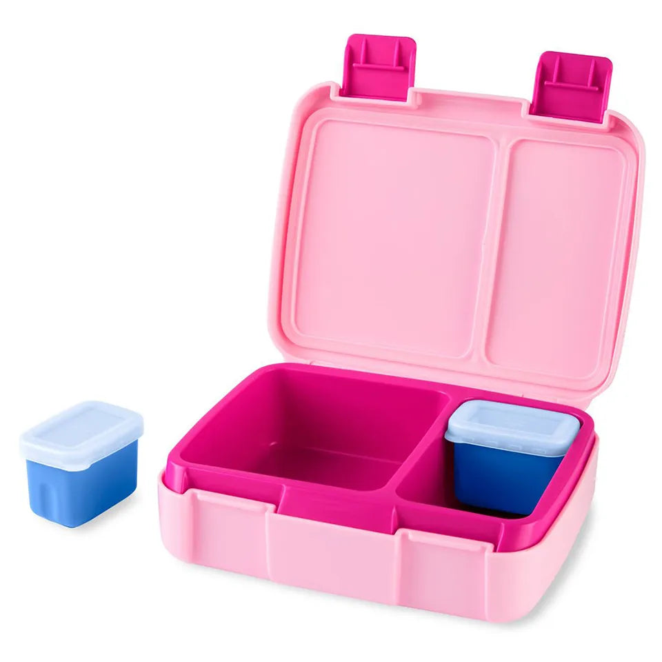Skip Hop Zoo Butterfly Bento Lunch Box – 4 Compartment Kids School Lunch Box 700ml