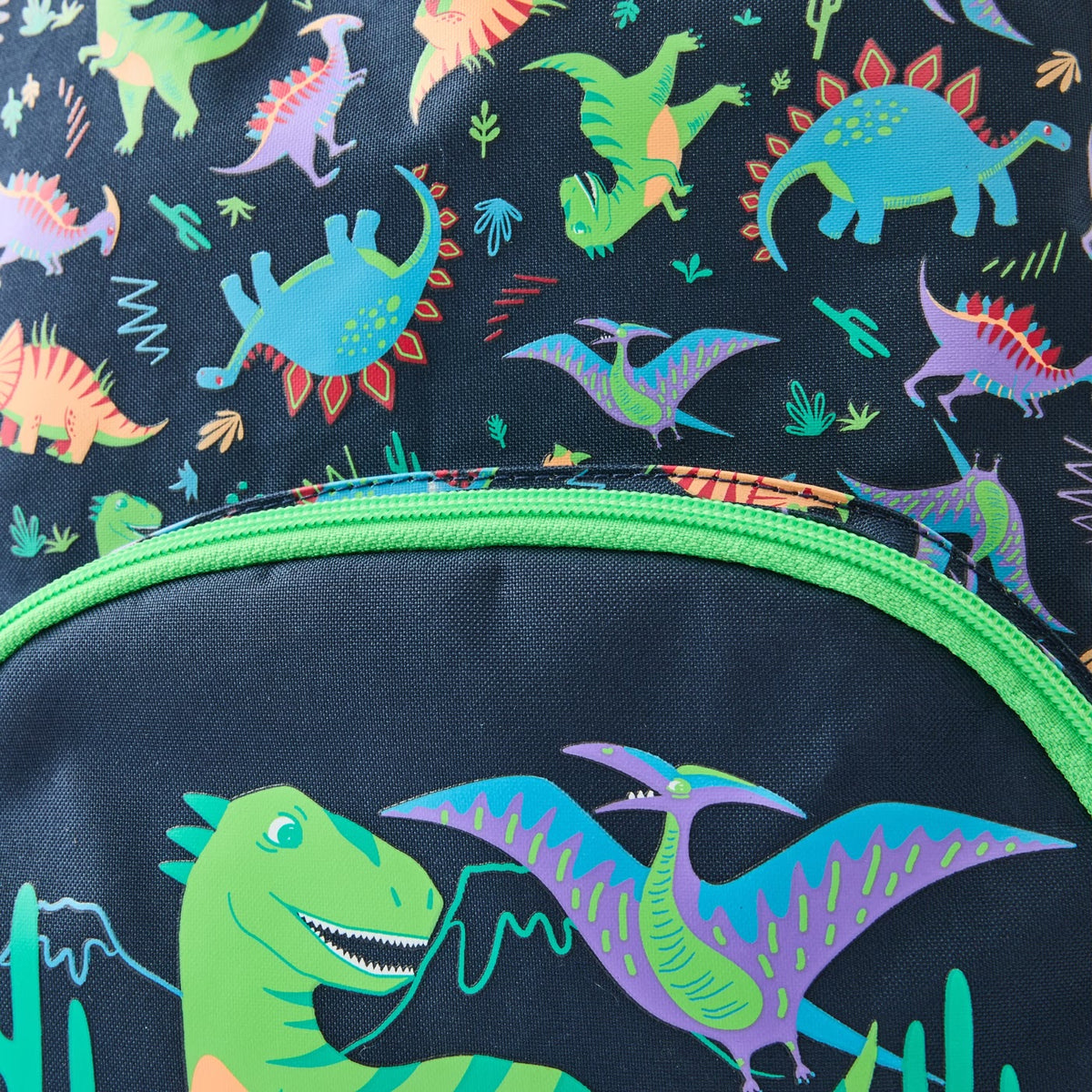 Anko Dinosaur Kids School Backpack 37cm with Pop-It Keychain