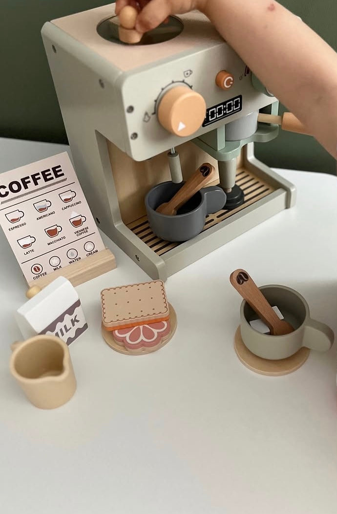 Wooden Coffee Machine