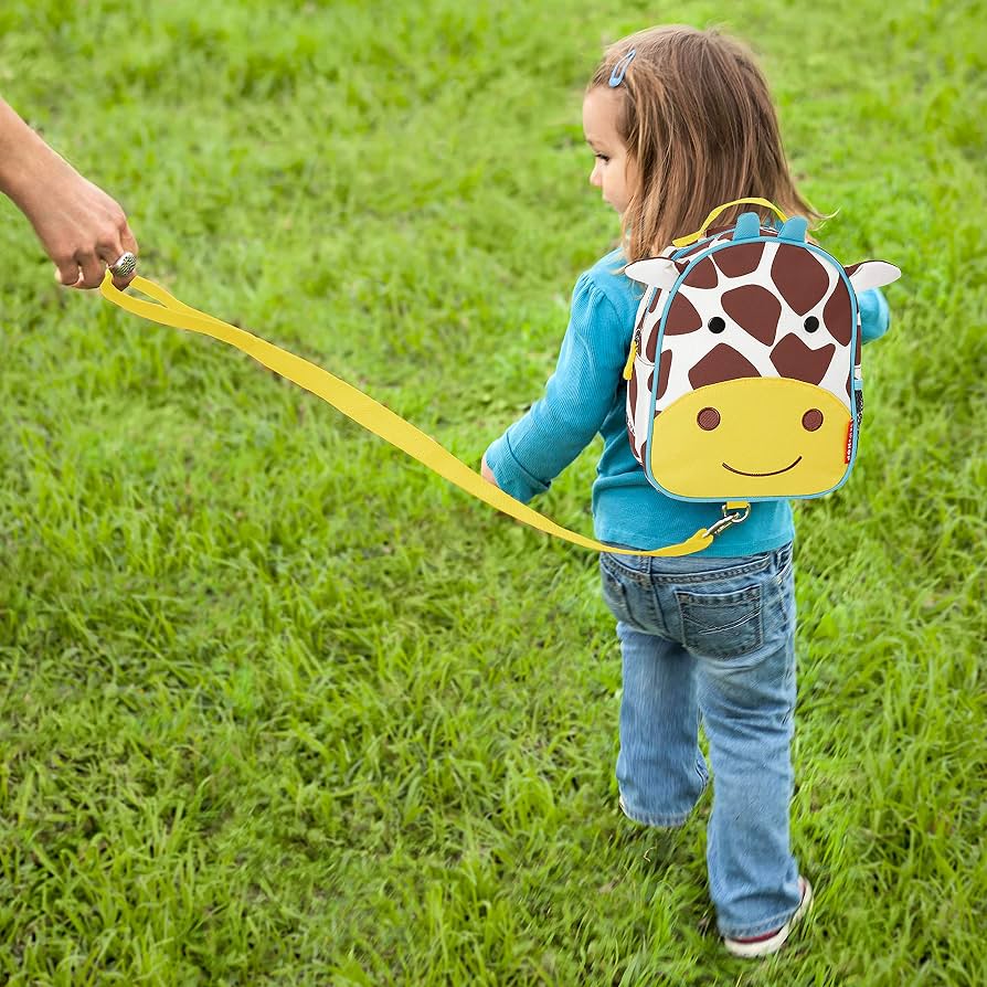 Skip Hop Zoo-Let Giraffe Mini Backpack with Safety Harness – Toddler Backpack
