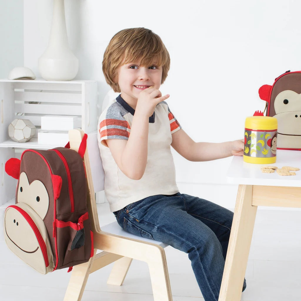 Skip Hop Zoo Monkey Kids Backpack – 12-Inch Preschool Backpack