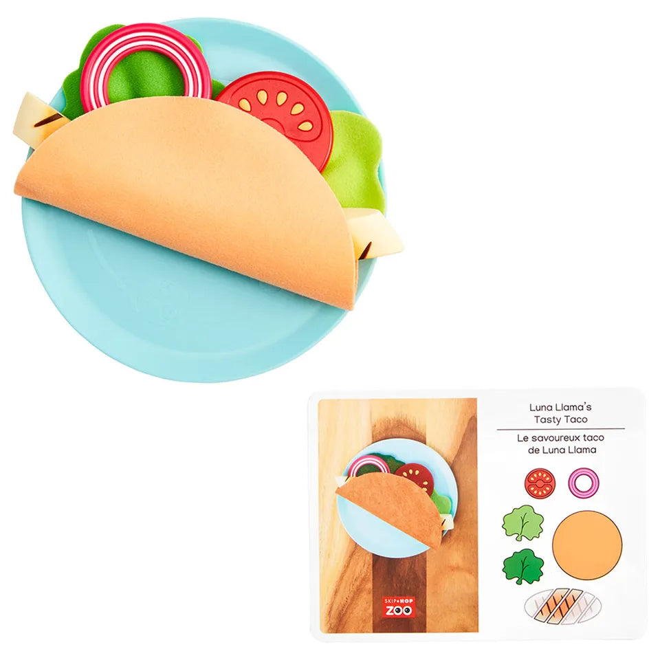 Skip Hop Zoo Little Chef Meal Kit – 26-Piece Pretend Play Food Set for Kids 3+