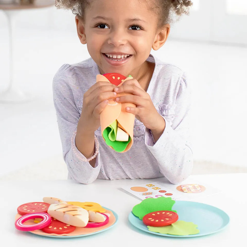 Skip Hop Zoo Little Chef Meal Kit – 26-Piece Pretend Play Food Set for Kids 3+