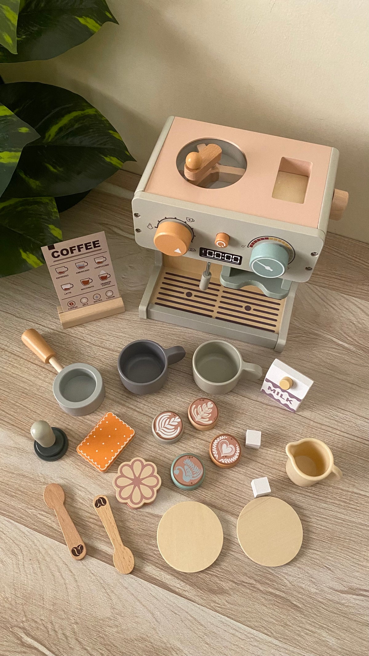 Wooden Coffee Machine