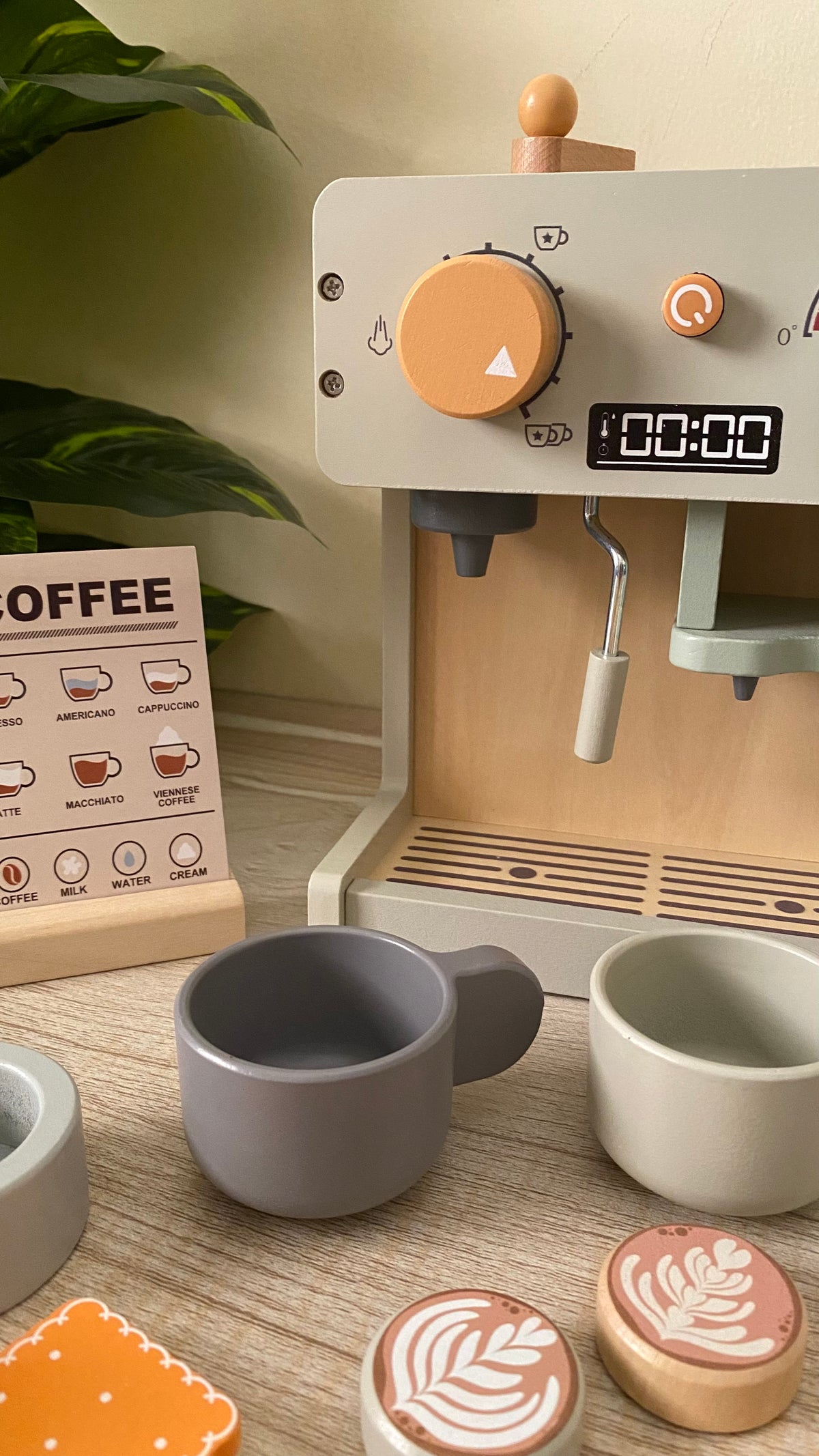 Wooden Coffee Machine