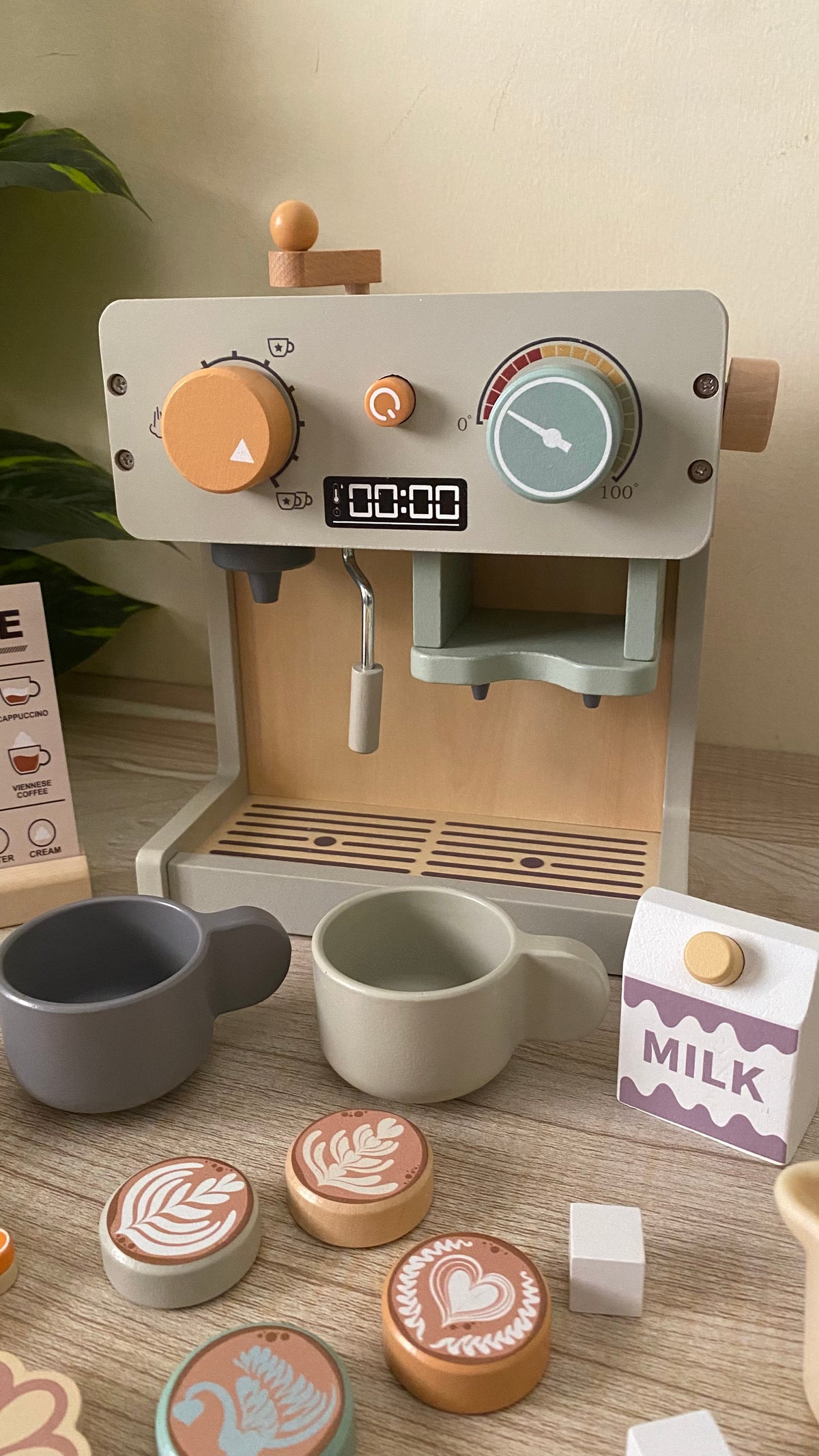 Wooden Coffee Machine