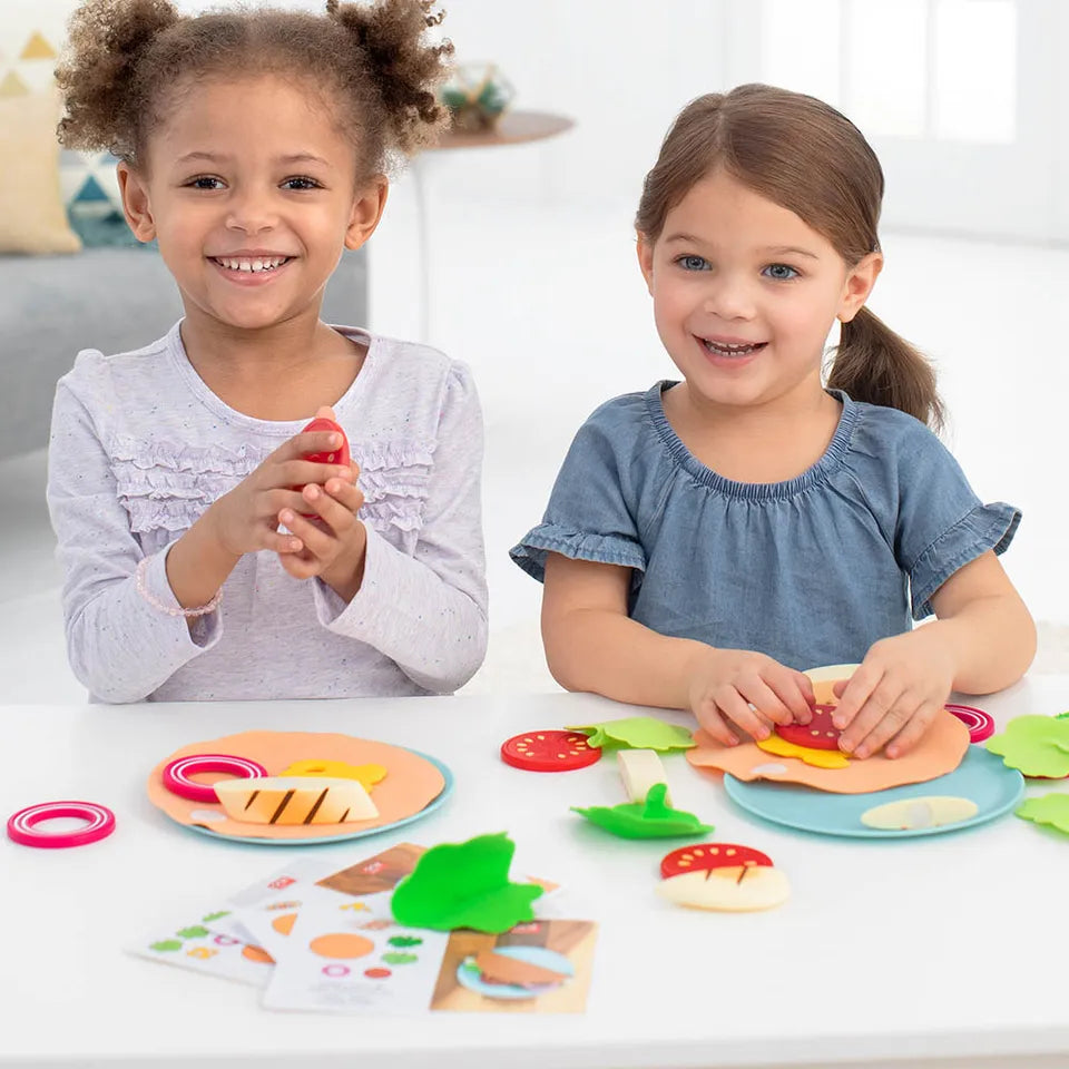 Skip Hop Zoo Little Chef Meal Kit – 26-Piece Pretend Play Food Set for Kids 3+