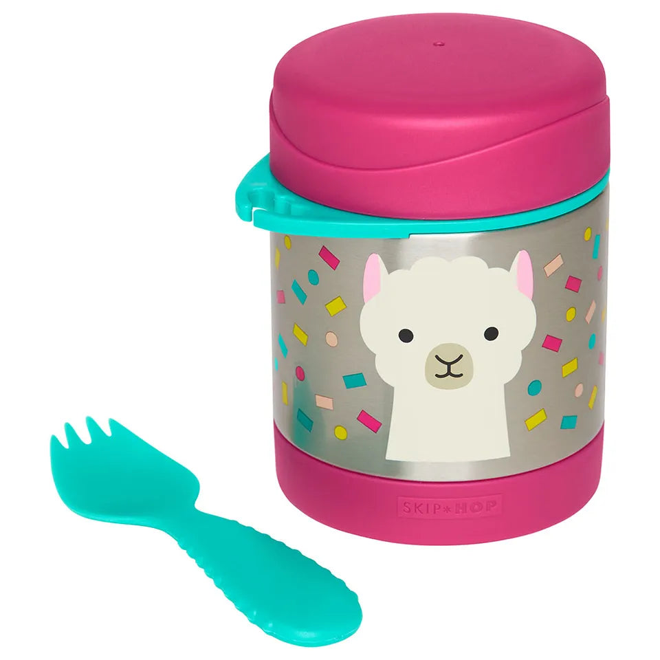 SkipHop - Zoo Food Jar 325ml - Llama