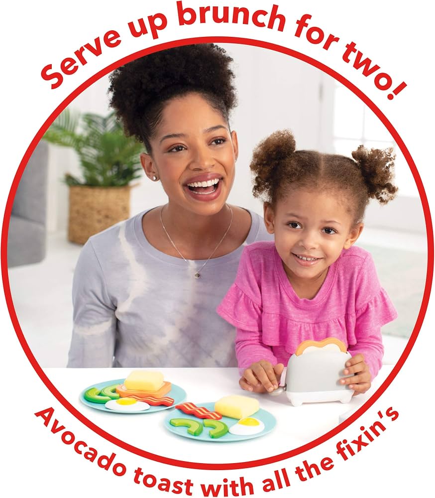 Skip Hop Zoo Let’s Brunch Set – 16-Piece Pretend Play Food Toy for Kids