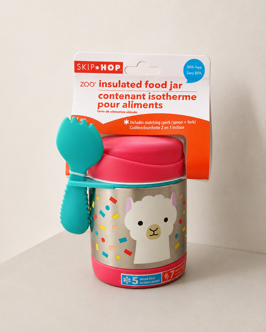 SkipHop - Zoo Food Jar 325ml - Llama