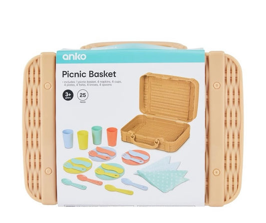 Anko 25 Piece Picnic Basket