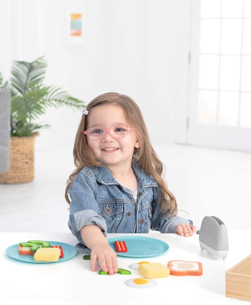 Skip Hop Zoo Let’s Brunch Set – 16-Piece Pretend Play Food Toy for Kids