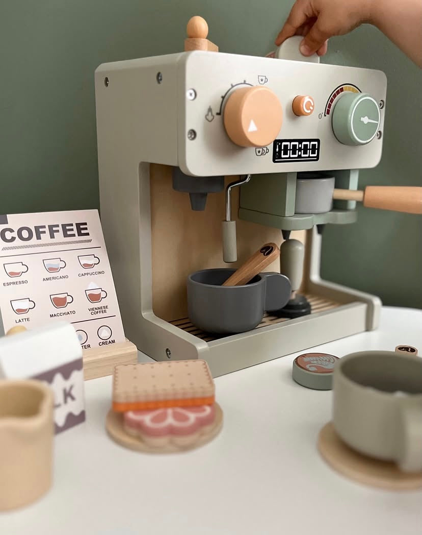 Wooden Coffee Machine