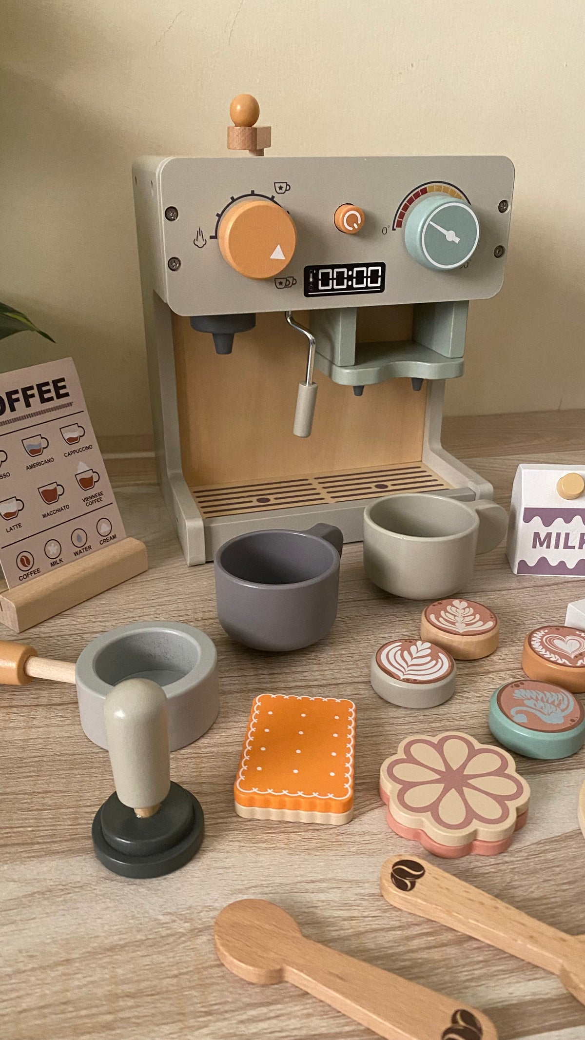 Wooden Coffee Machine