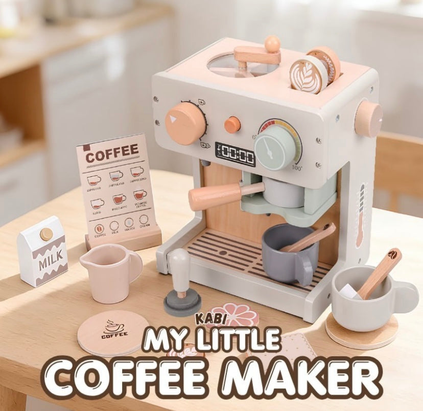 Wooden Coffee Machine