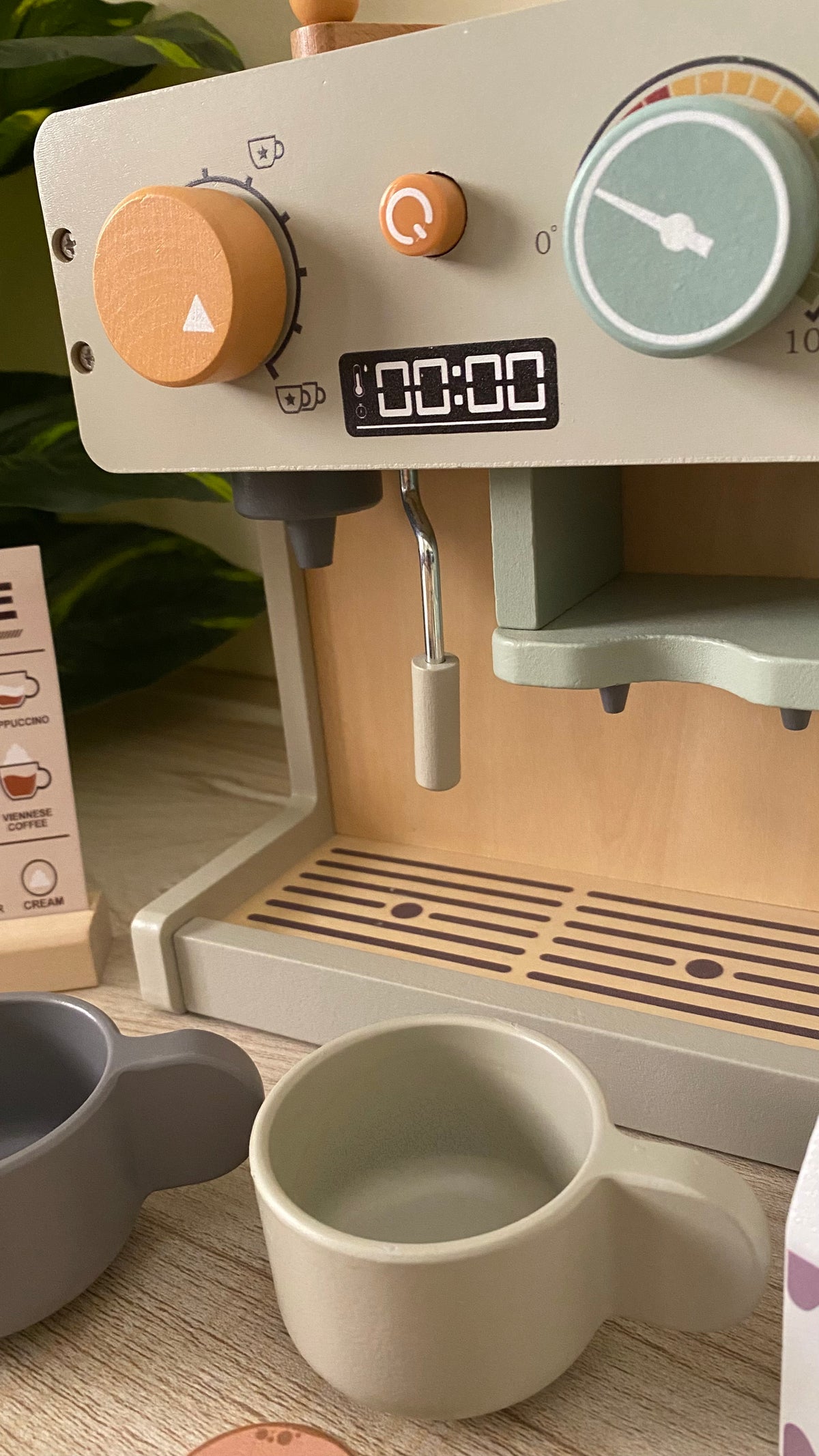 Wooden Coffee Machine