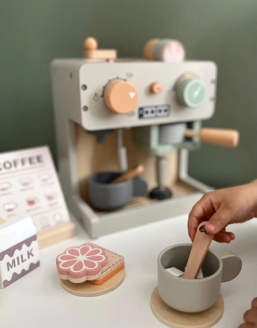 Wooden Coffee Machine