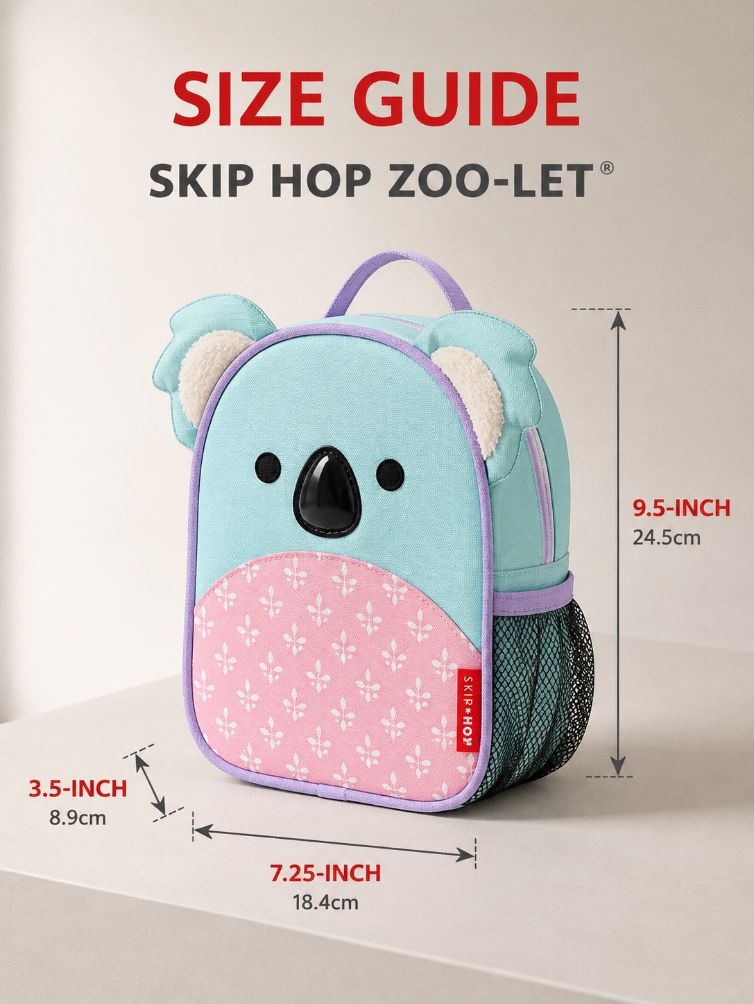 Skip Hop Zoo-Let Koala Mini Backpack with Safety Harness – Toddler Backpack